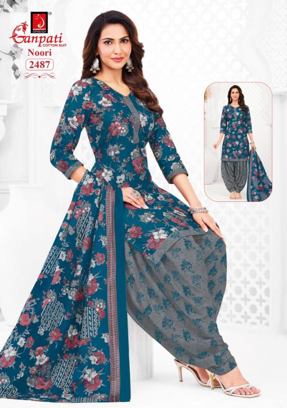 Ganpati noori patiyala vol-13 dress materials wholesaller